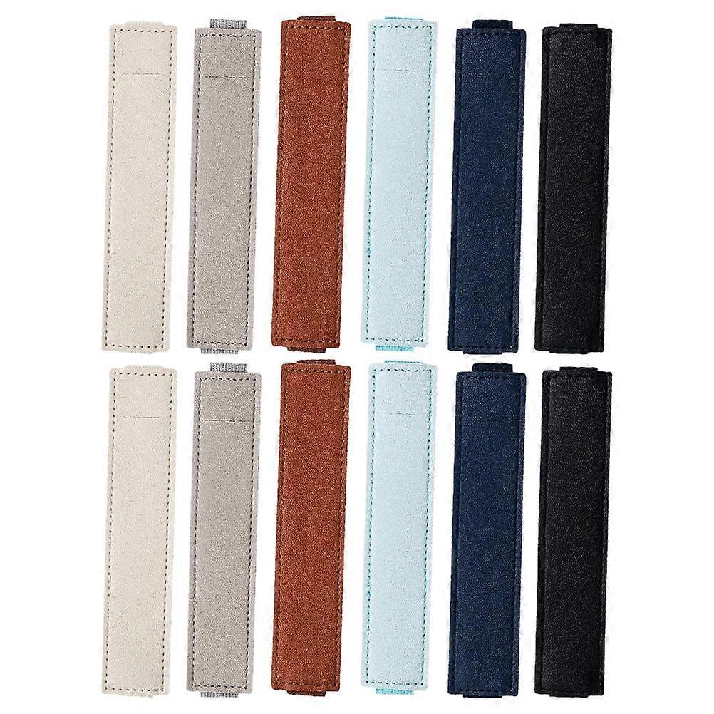 Assorted Color Pen Holder for Notebook with Adjustable Band 12Pcs Set