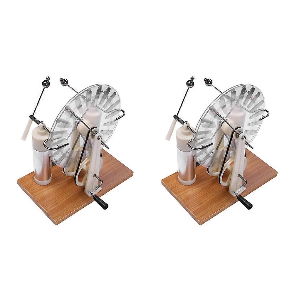 2X Static Machine Physics Electrostatic Generator Electrical Equipment Science Education