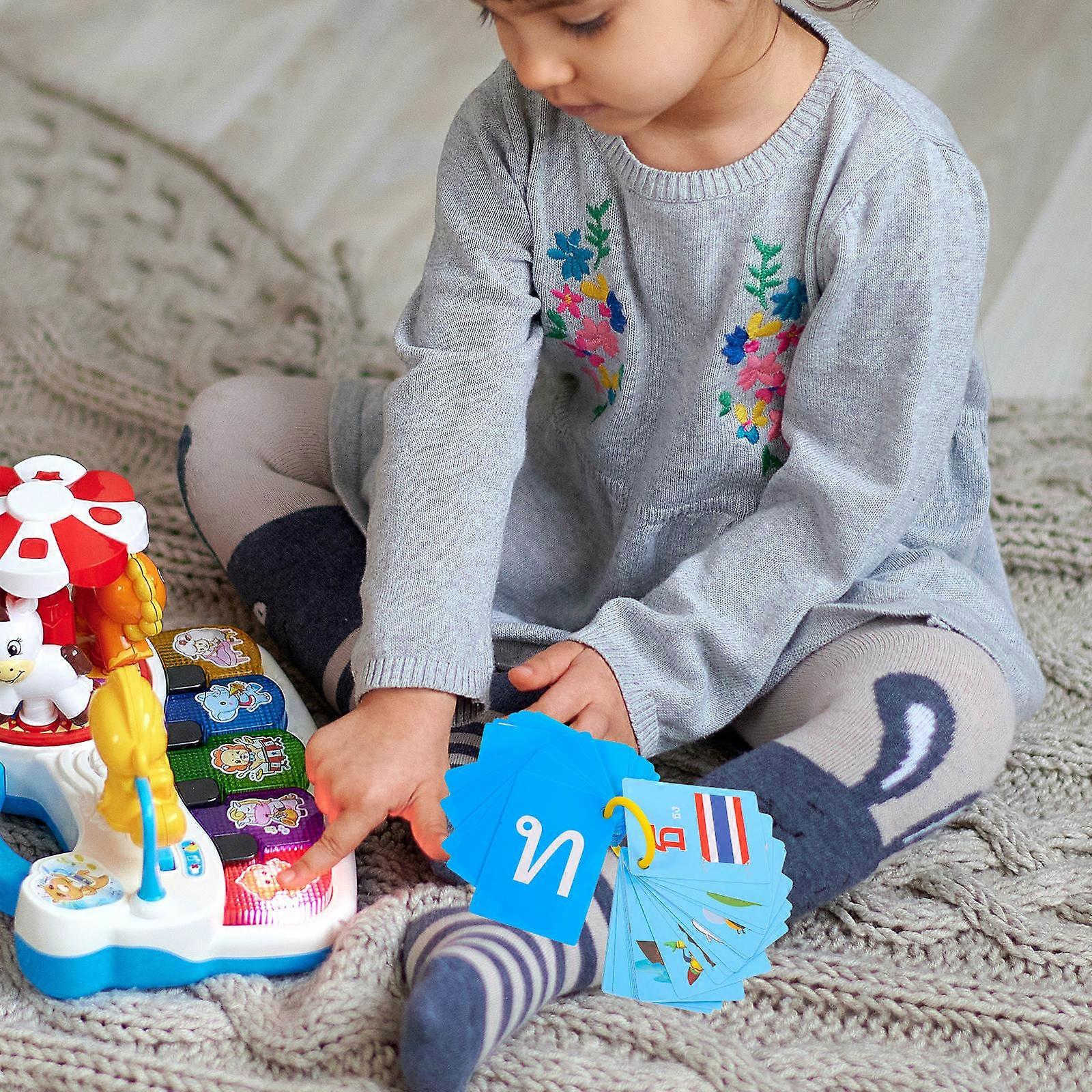 Learning Cards Thai Language Flash Cards for Vocabulary 90Pcs Set