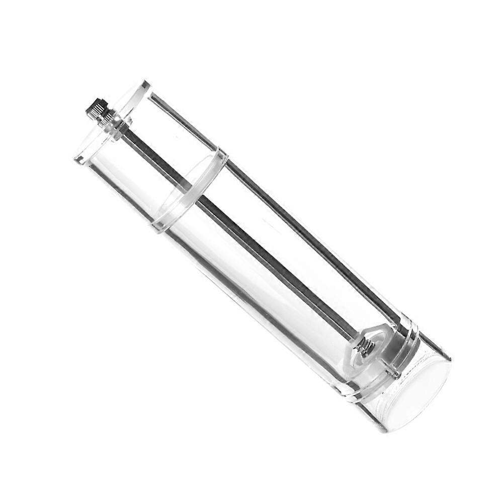 2Pcs Manual Adjustable Salt Grinder Acrylic Transparent for Kitchen Use