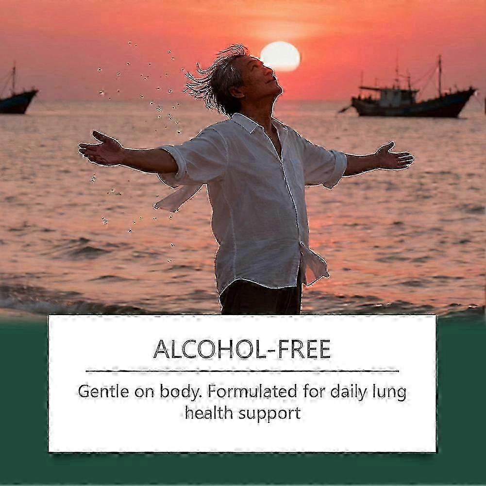 Natural Mullein Extract Lung Cleansing Drops Lung Purification Detoxification Boost Immunity