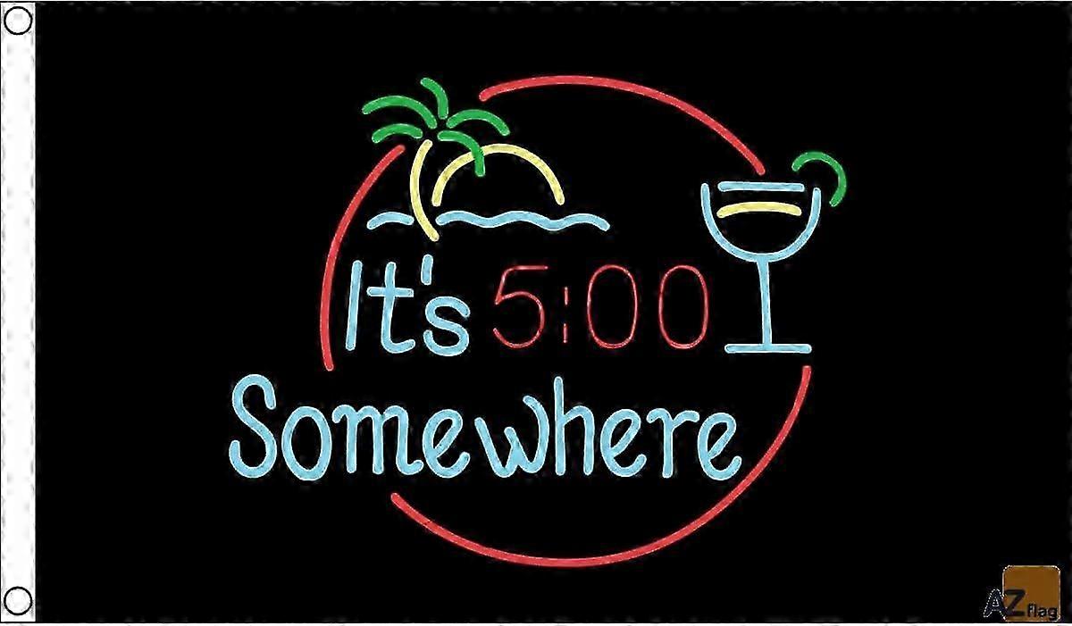 It's 5 O'clock Somewhere Black Flag Qi 0192