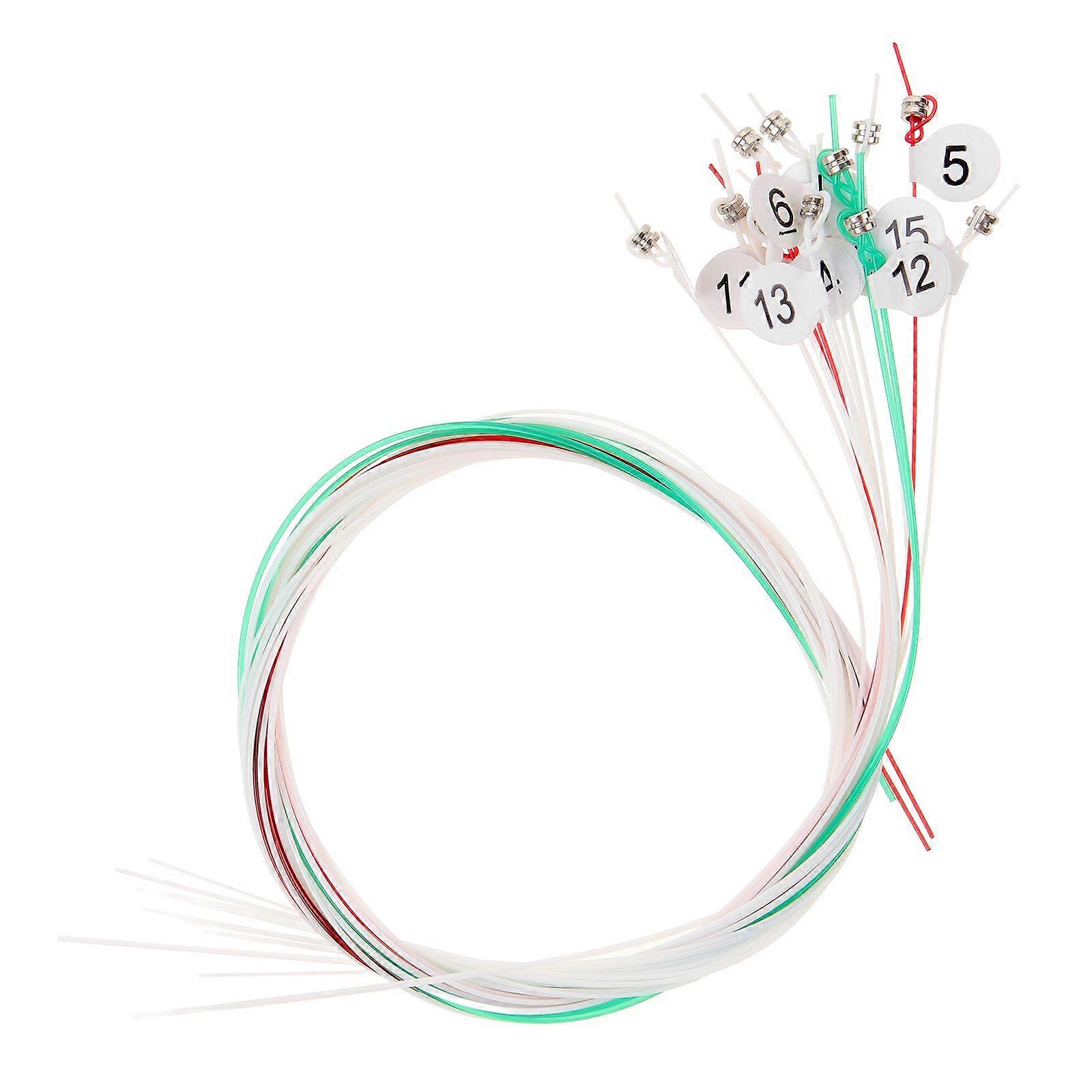 15pcs Harp Strings Replacement Metal String For Harp Professional Harp Accessory