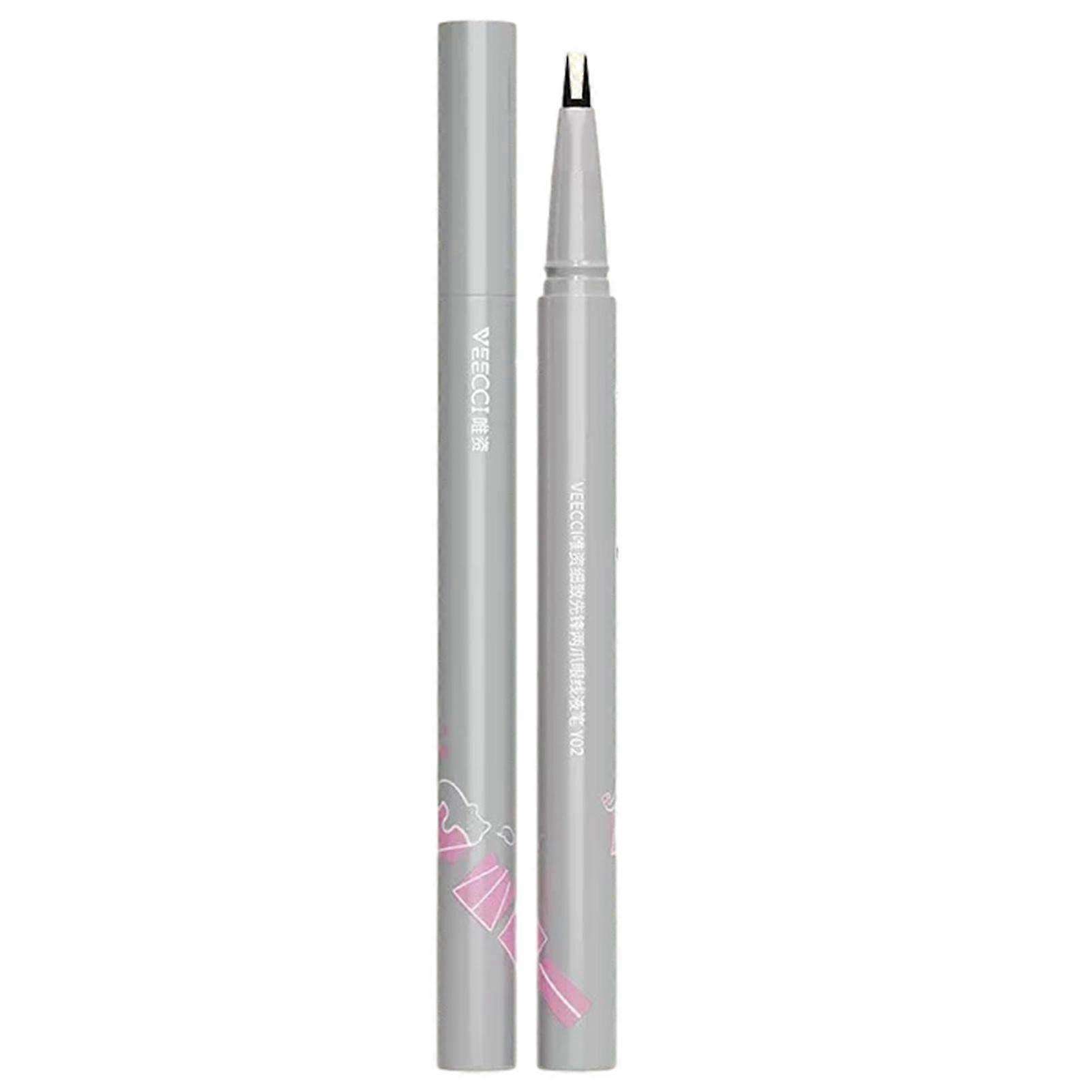 Liquid Eyeliner Pen Double Tip Waterproof QuickDry Precision for Lower Lashes and Brows