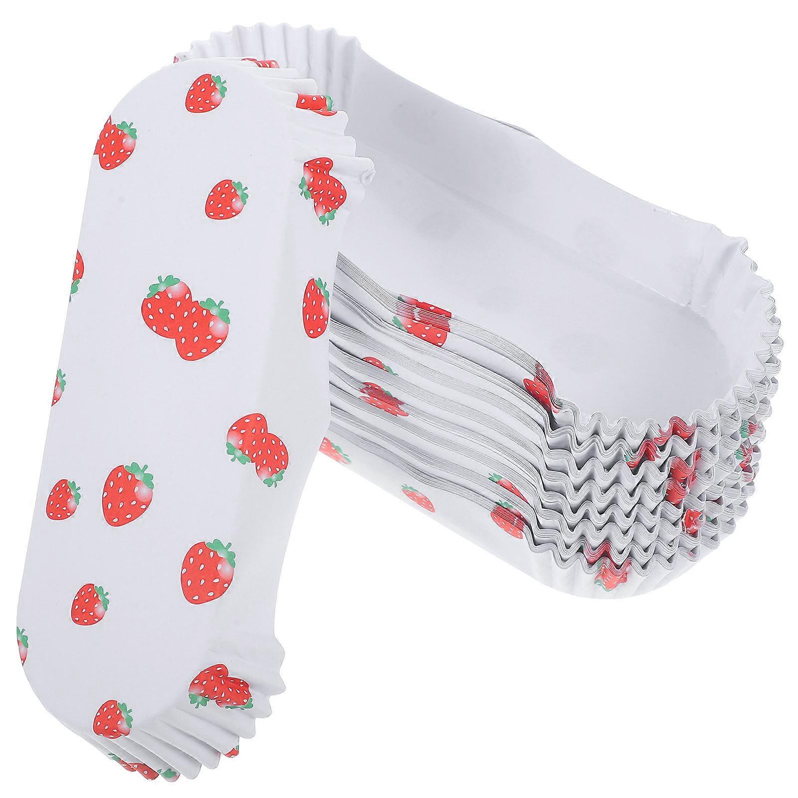 White Paper Hot Dog for Use 100Pcs