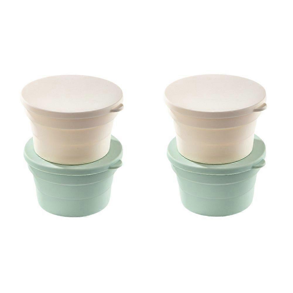 Pizza Dough Proofing Box with Lid Multi-Functional Foldable Non-Stick Silicone Bread/Pizza/Toast Proofing Box