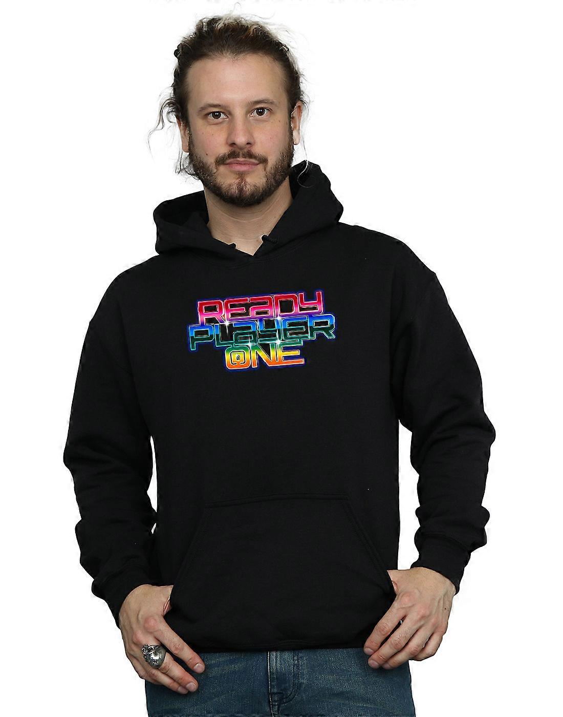 Ready Player One Men's Rainbow Logo Hoodie