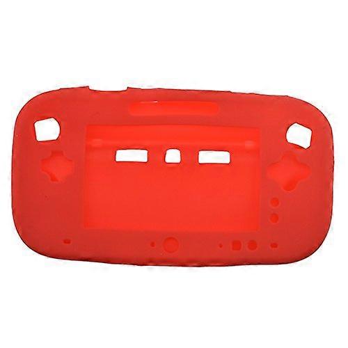 Red Silicone Case Cover for Wii U Pro Controller with Enhanced Grip and ScratchResistant Protection