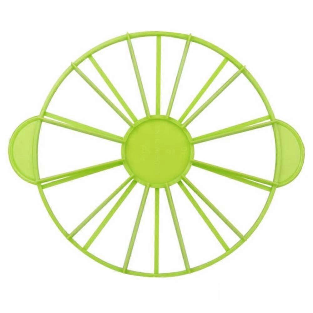 Cake Portion Cutter with DualSided Design for Precise 12Slice Cuts and Easy Grip in Green