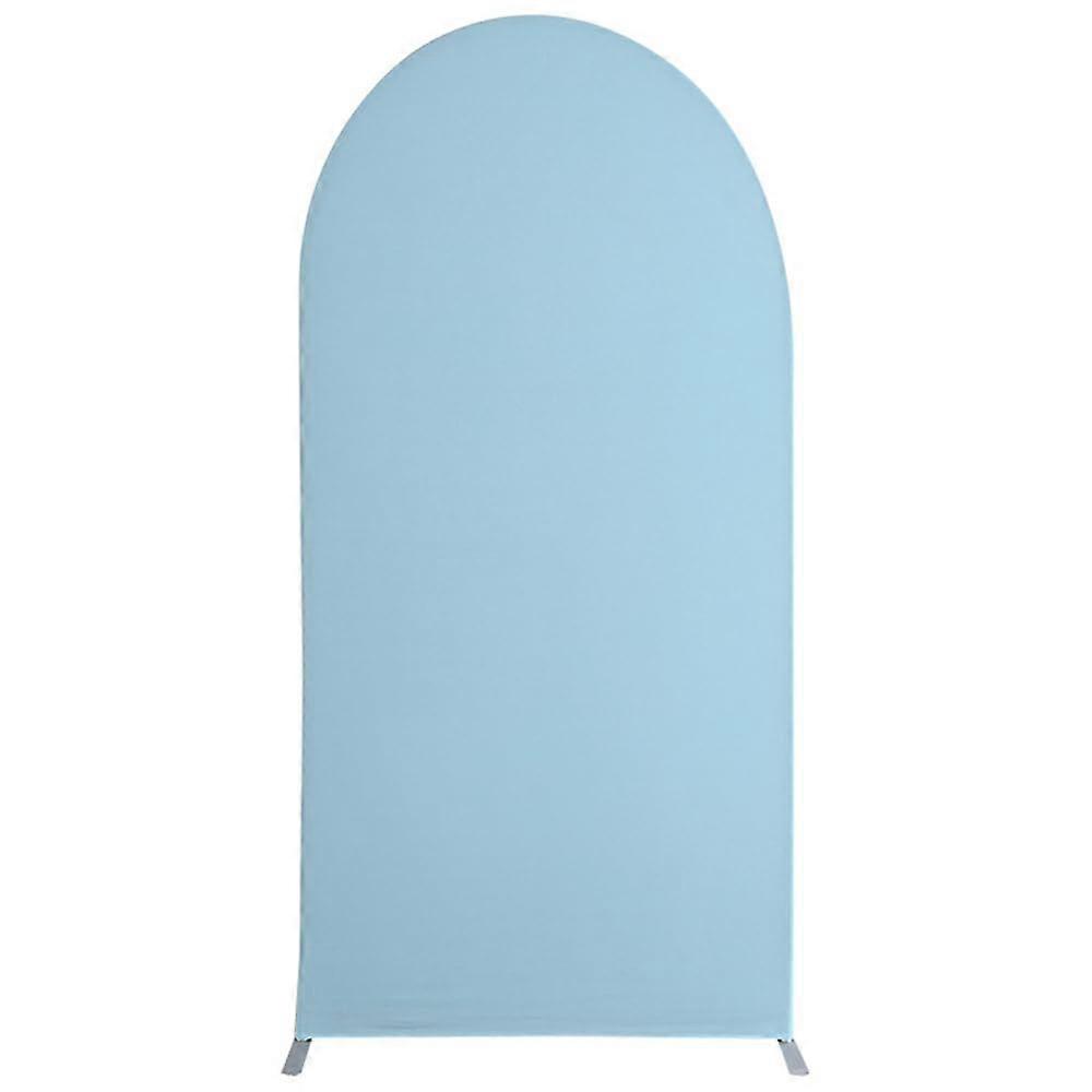 Wedding Arch Backdrop Sky Blue 6ft Elastic Spandex Cover DoubleSided Wrinkle Resistant