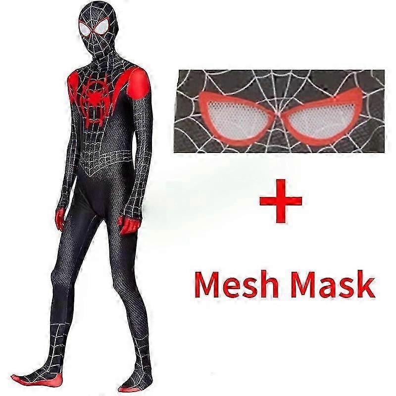 Miles Morales Costume Spider Man Into The Spider Verse Cosplay Superhero Zentai Suit Spiderman Bodys
