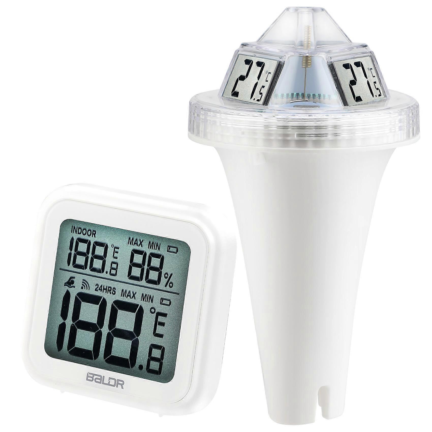 Pool Thermometer,Digital Pool Thermometer Floating Easy Read, Waterproof IP68 Pool Thermometer for Swimming