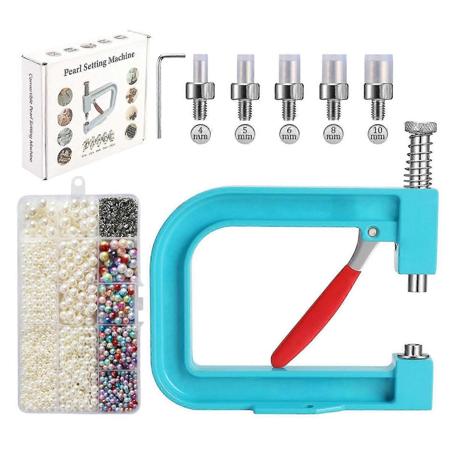 Home Craft Project Beading Kit Precise Manual Setting For Various Materials for DIY Crafting Workshop