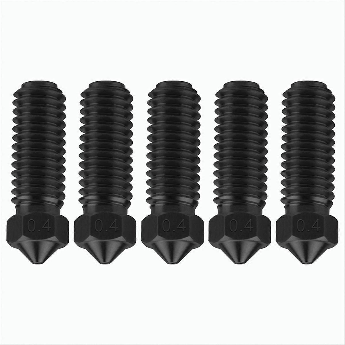 3 के लिए 5PCS 0.4 मिमी थ्रेड कठोर स्टील नोजल नोजल