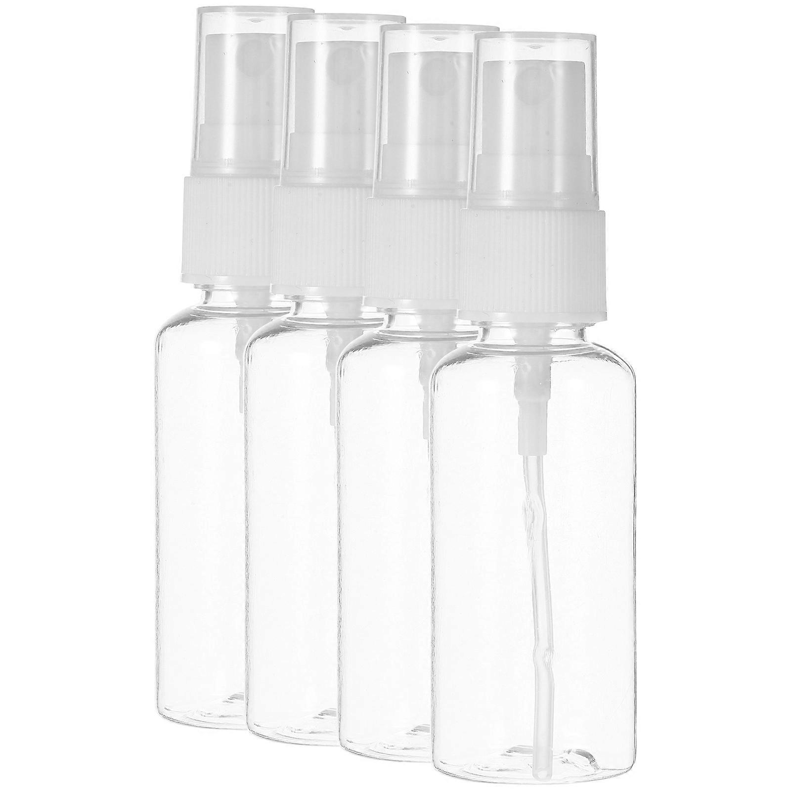 Portable Perfume Storage Bottles for Storage 4Pcs Transparent Spray Bottle Set