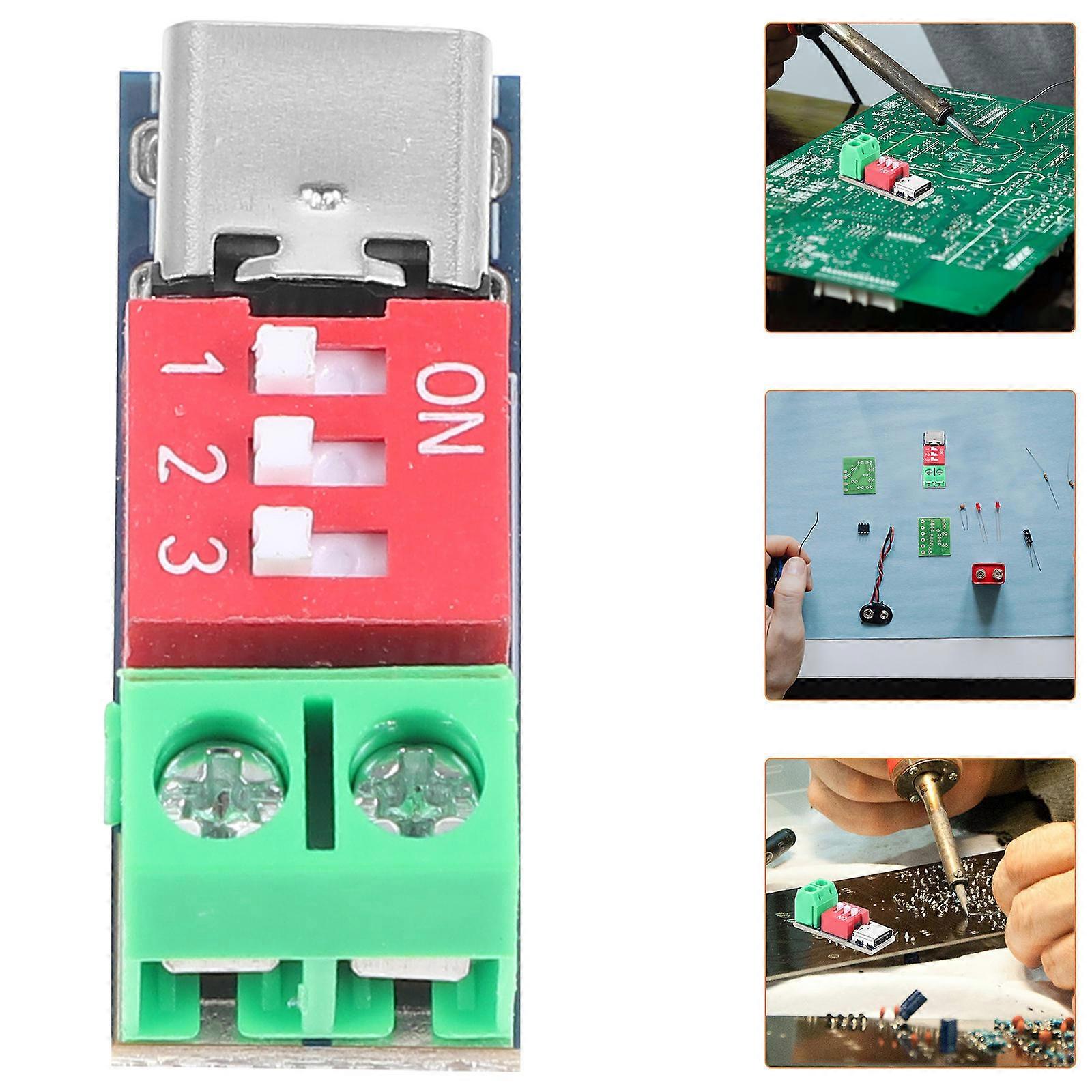 Placa de prueba tipo USB PD de carga rápida para pruebas de voltaje