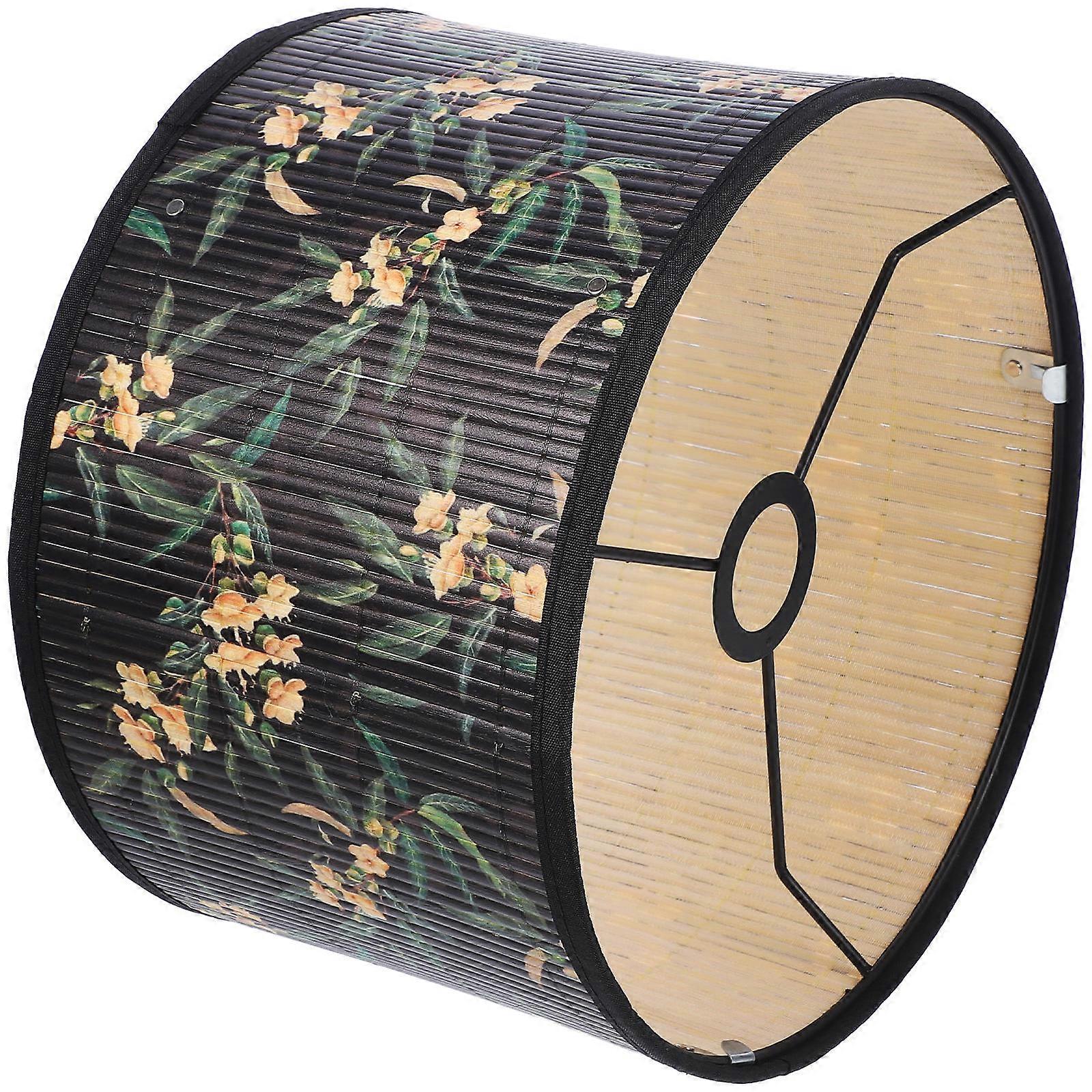 Bamboo Lampshade Rustic Ceiling Light Shade for Home Use