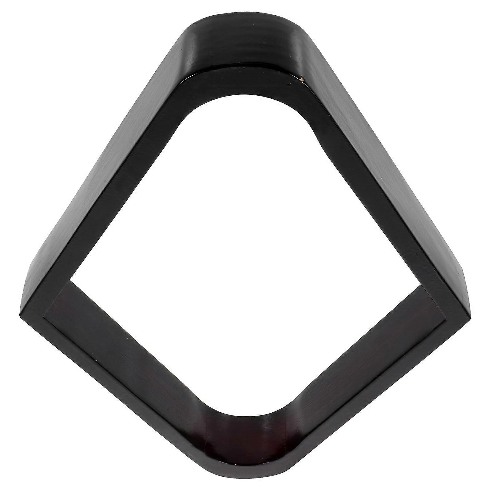 Wood Billiard Rack for Pool with 5Pcs Rhomb Billiard Frames Black