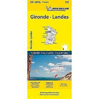 Gironda, Landes - Mappa locale Michelin 335
