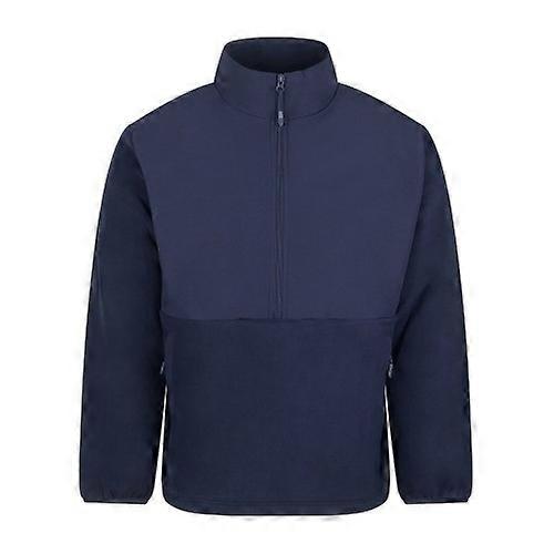Front Row Mens Microfleece Half Zip Fleece Top
