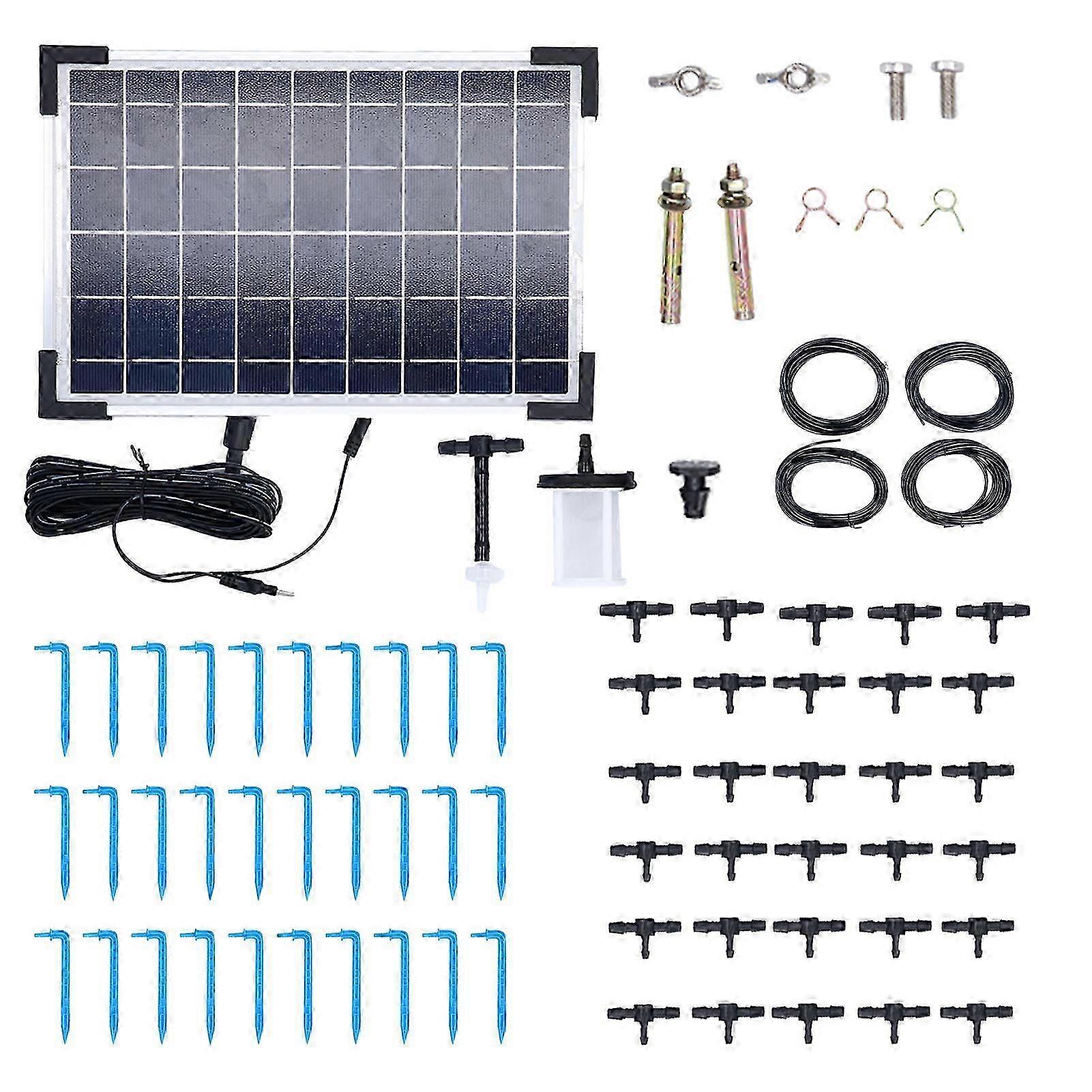Solar Automatic Watering System 10 Timing Modes High Efficiency Multifunctional Solar Irrigation System 9V 5W