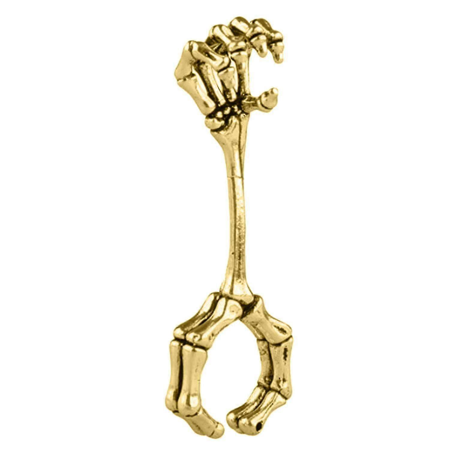 Hand Bone Shaped Copper Cigarette Holder, Compact Durable Smoking Accessory