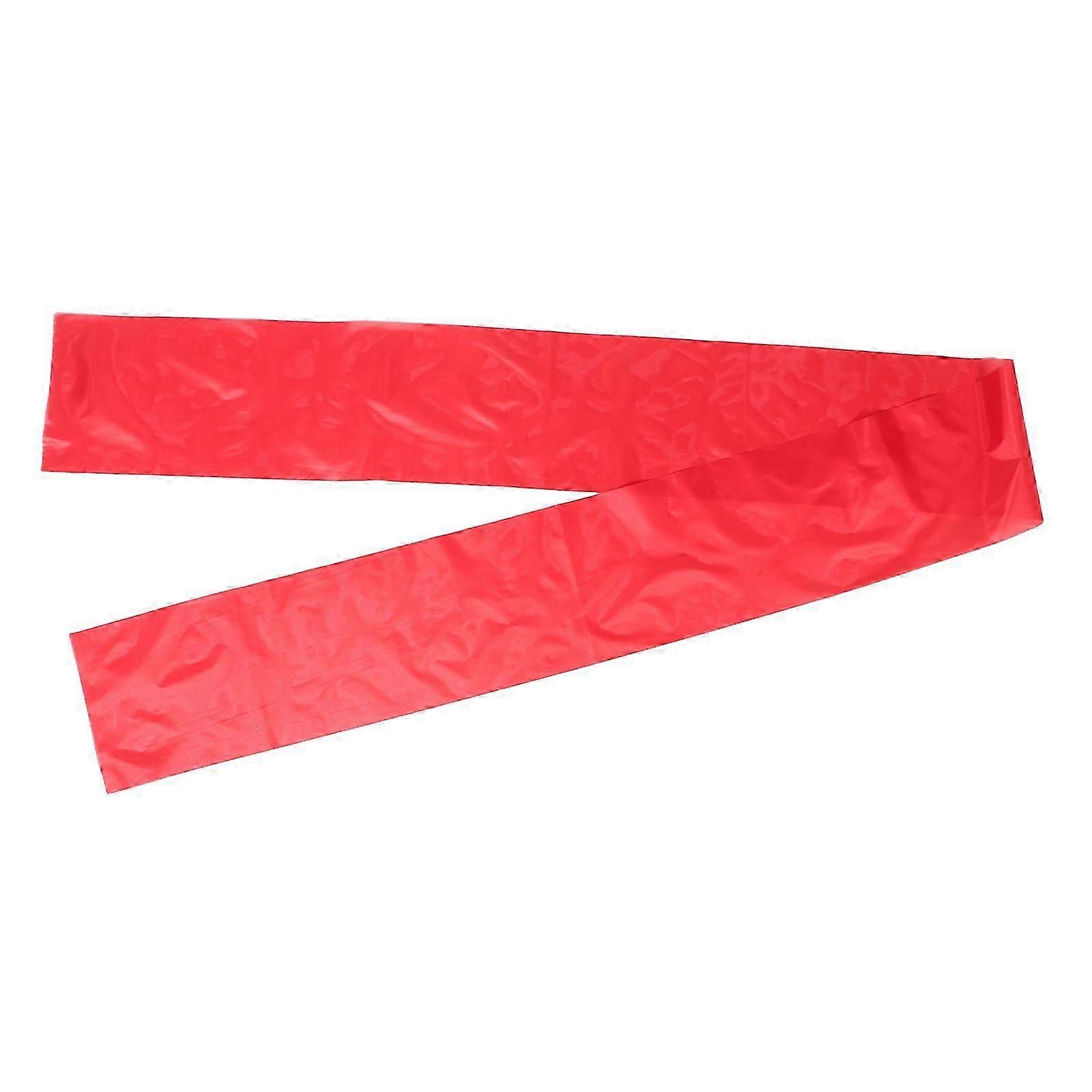 Waist Drum Stick Red Silk Mallets for Dance Performance 2Pcs