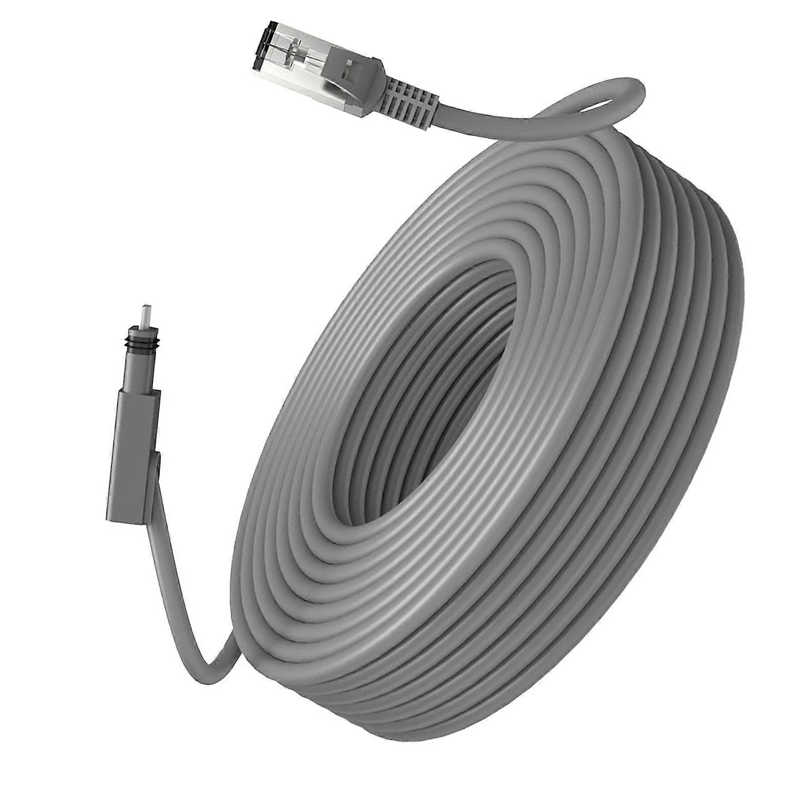Rectangular Satellite Replacement Cable Standard Actuated Waterproof Extension Cord for Gen 2 V2 Internet 100FT/30M