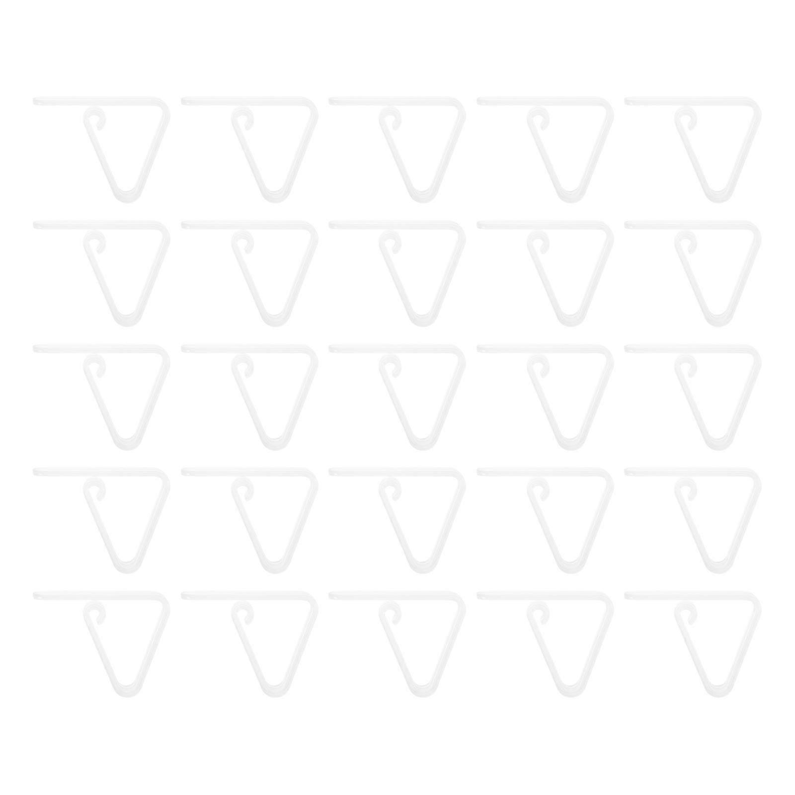 Transparent Table Cloth Clips, 50 Pcs