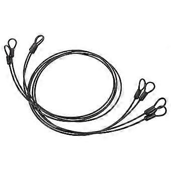 Câbles de suspension multifonctionnels en acier inoxydable, lot de 4, résistants pour l'extérieur.