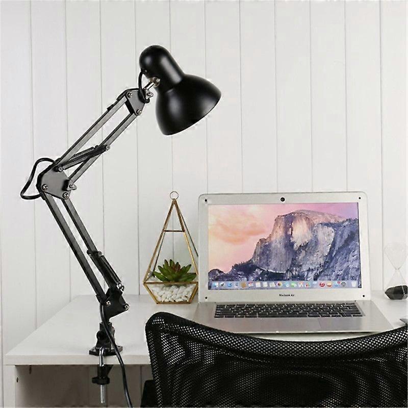 Flexible Swing Arm Clamp Mount Table Lamp