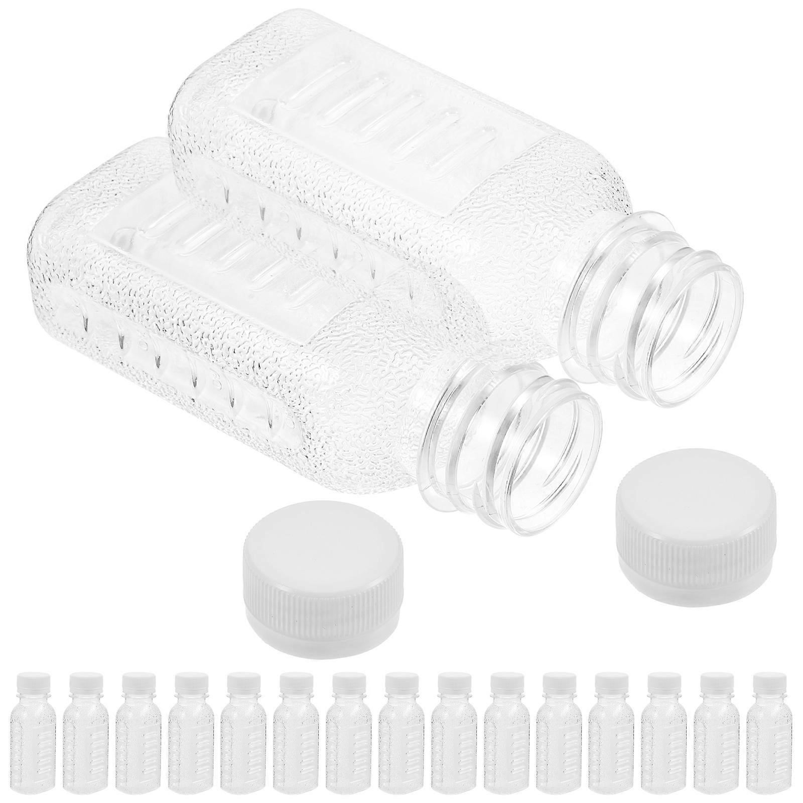 30Pcs Household Empty Bottles Multi-function Juice Bottles Convenient Milk Bottles