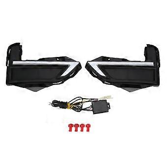 LED-kørelys blinklyslygter hvid gul 4555LM 50008000k erstatning for Nissan XTrail Rogue 2017UP