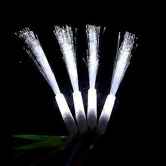 24 Stück Glasfaserstab LED weiße Leuchtstäbe - langlebiges Leuchtspielzeug