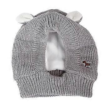 Quiet Ear Dog Neck And Ear Protection Pet Dog Earmuffs Noise Protection Pet Warm Cover, Grey, 24cm