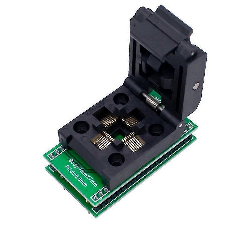 TQFP32 QFP32 to DIP32 IC Programmer Adapter Chip Test Socket Burning Seat Integrated Circuits