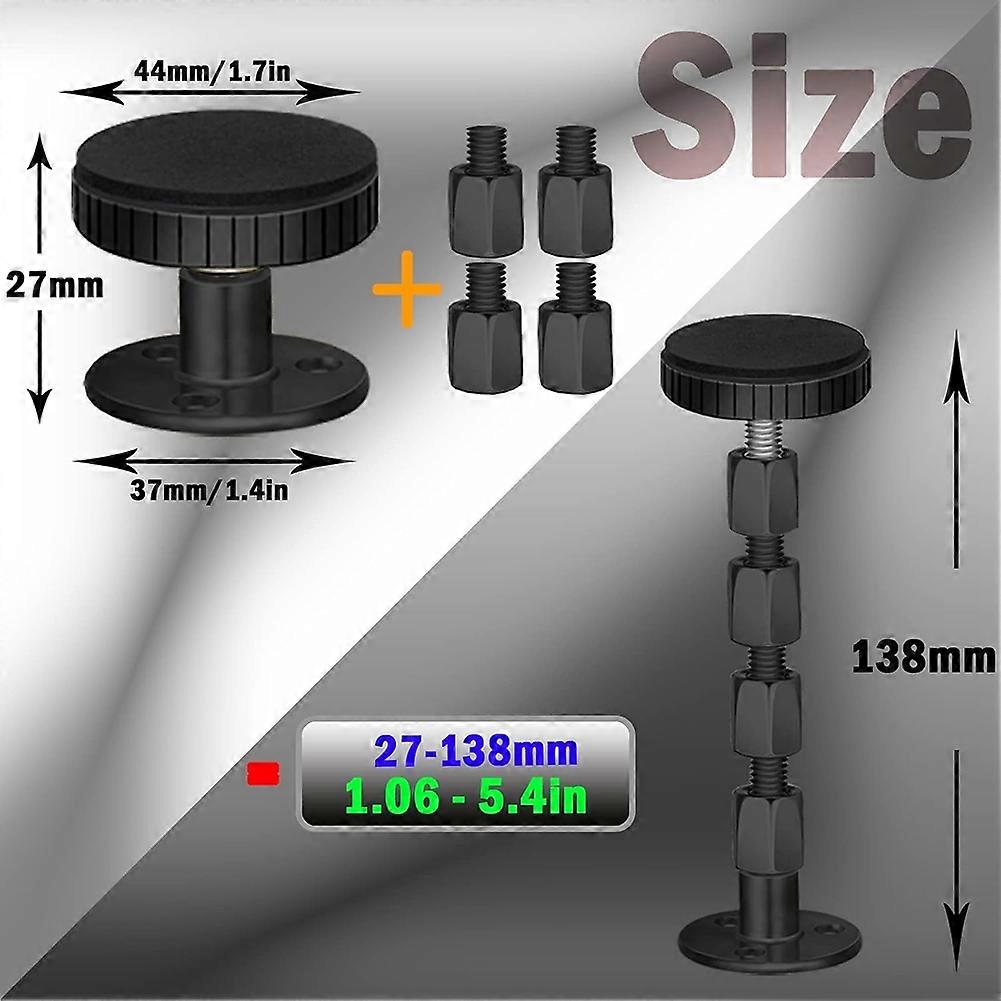 Adjustable Threaded Headboard Stoppers Bumper Against Wall, Antishake Tool, Bed Shake Support Stabilizer Device