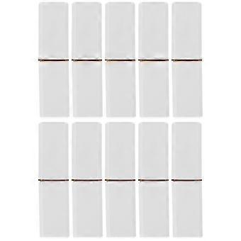 Empty Lip Balm Tubes ABS Refillable Gloss Containers for Women 30Pcs
