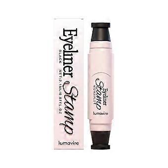 Lumavire Zwarte Waterdichte Eyeliner Stempelpen: Natuurlijke kleur, zijdezacht, gemakkelijk in gebruik, perfectionerende eyeliner