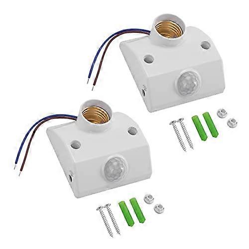 2X Motion Sensor Light Switch Infrared Motion Detector with Smart Motion Detection and Energy Saving Design
