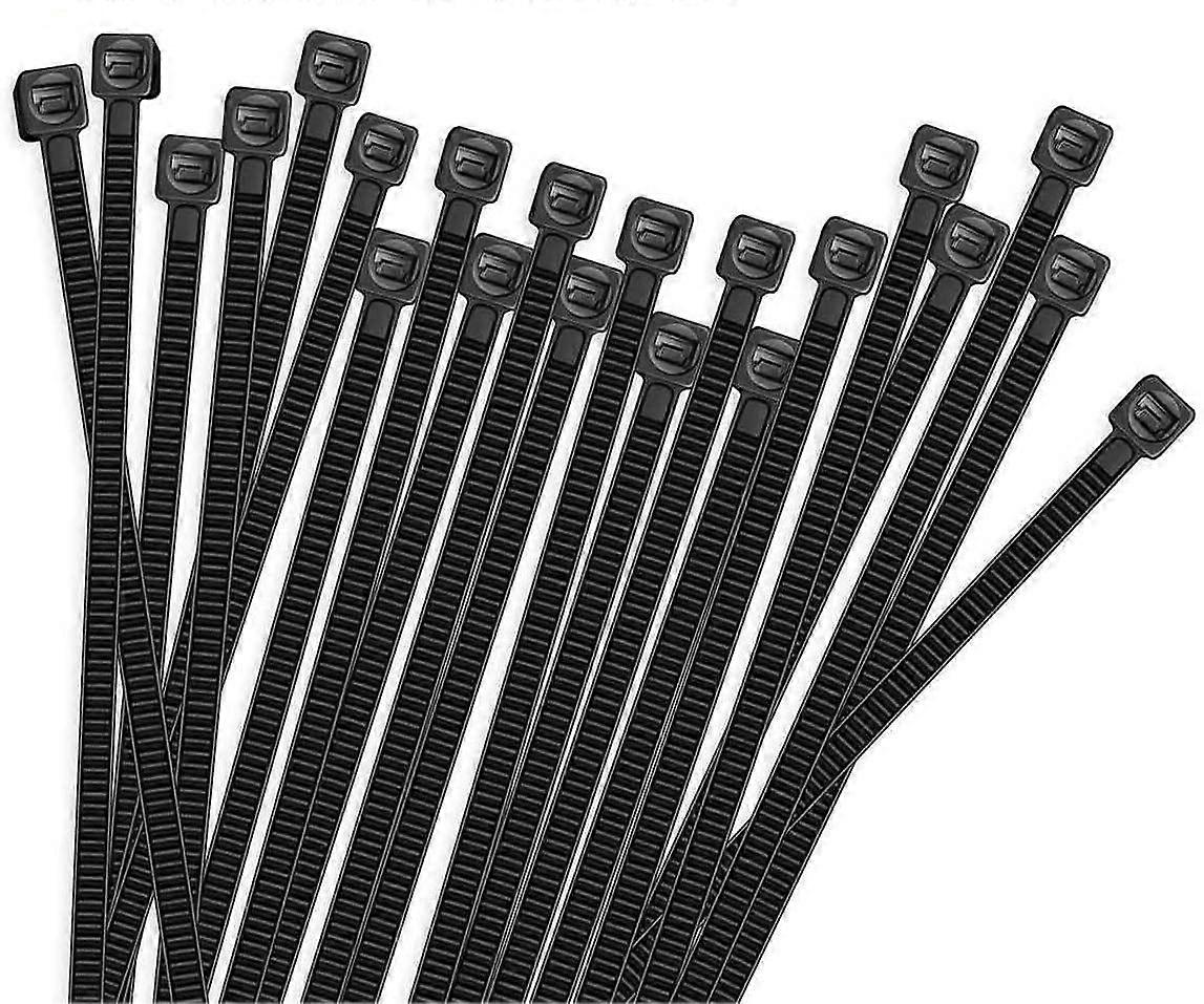 Cable Zip Ties,1000 Pack Black Zip Ties Multi-Purpose Self-Locking Nylon Cable