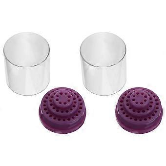 Nail Drill Holder Household Drill Stand for Storage 2Pcs Purple PP Organizer