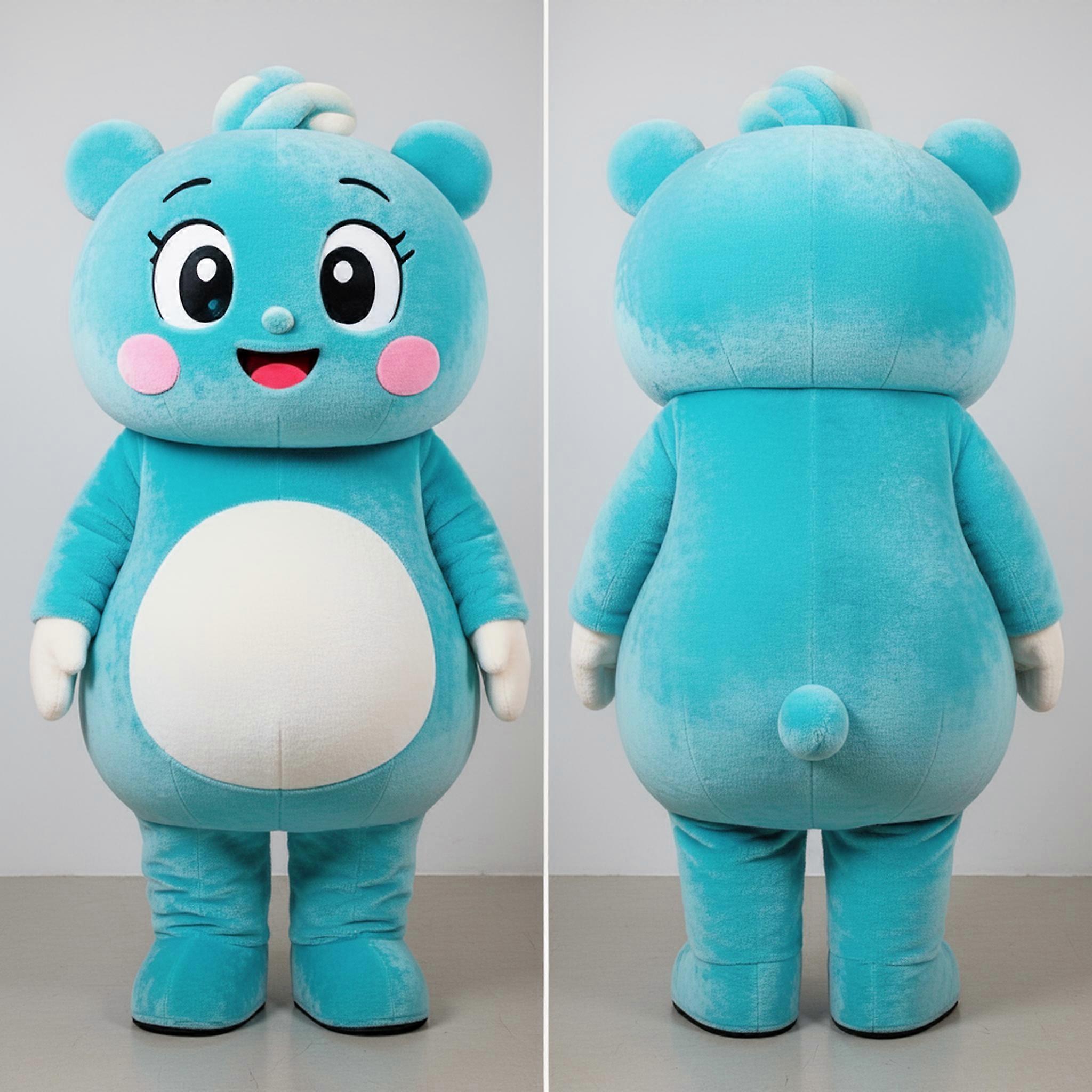 MASTICOT Cyan Rounded Miso Soup Mascot