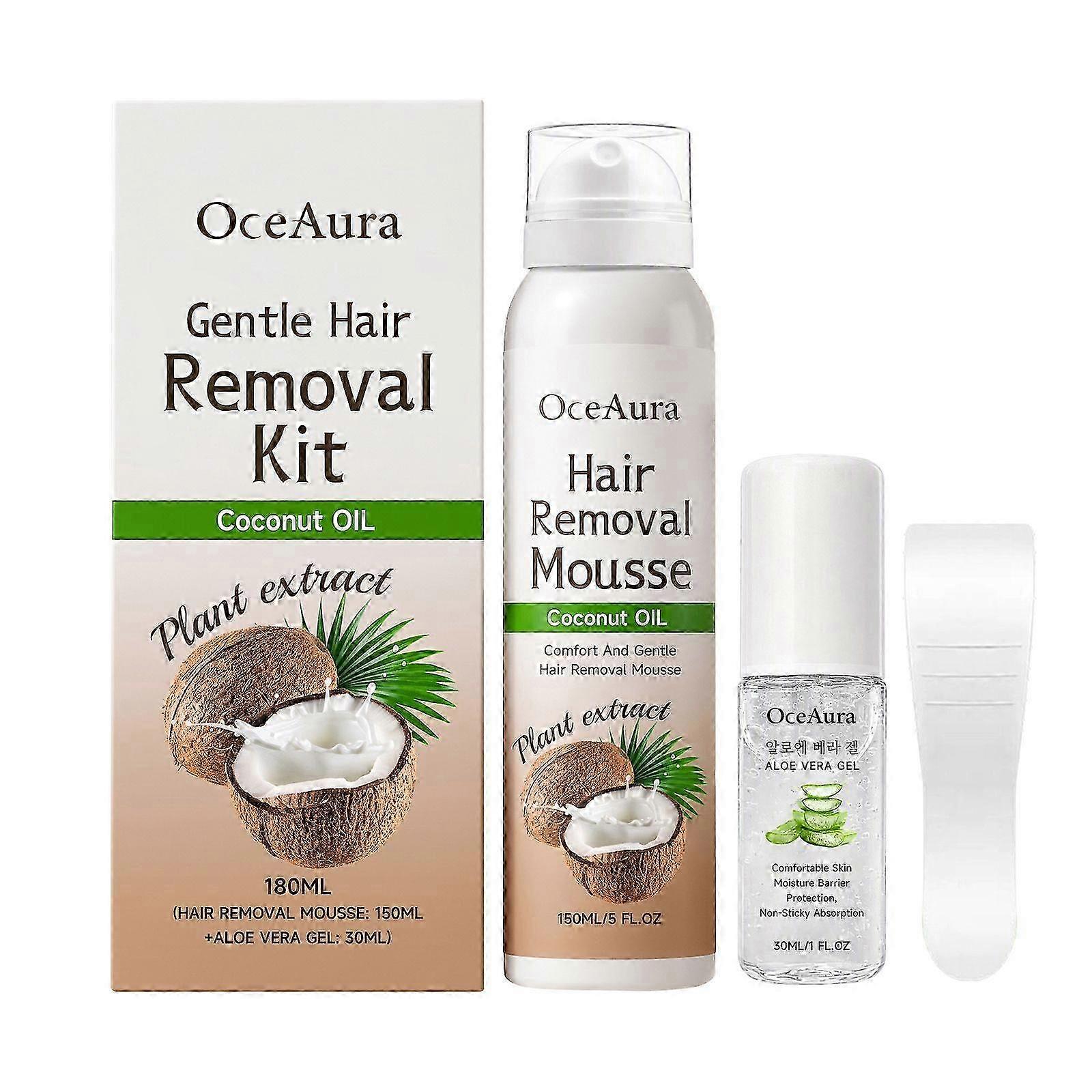 Kit d'épilation douce comprenant crème et spatule