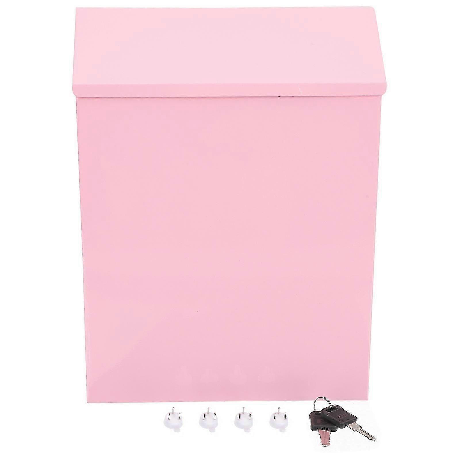 Household Letter Box Wall-mounted Mail Box Multi-function Drop Box Letter Accessory