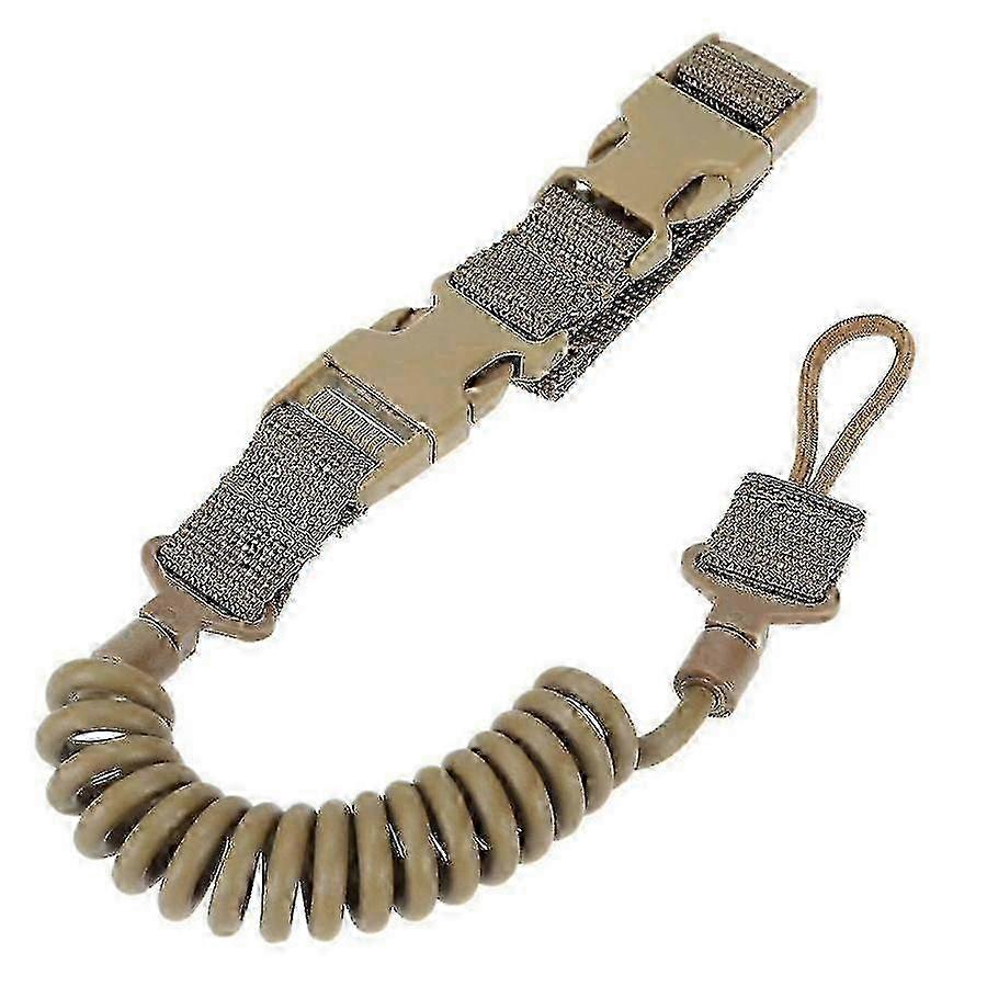 Elastic Spring Lanyard Safety Rope