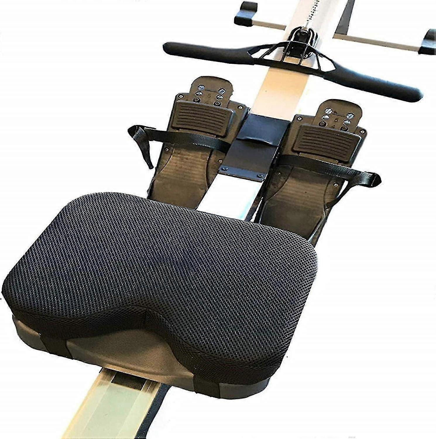 Rowing Machine Cushion for Concept 2, Washable Cover Thick Memory Foam with Secure Straps