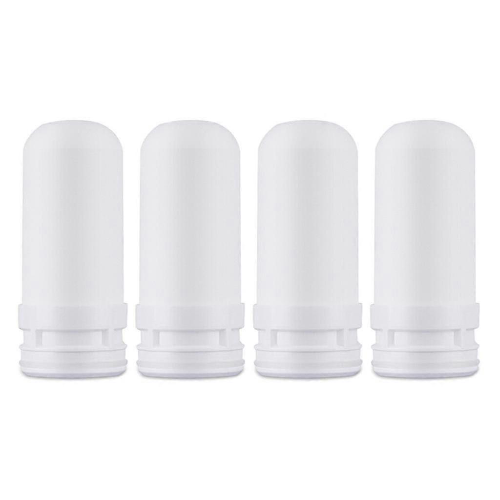 4 Pcs Tap Ceramic Filter Cartridges for Home Kitchen, Dechlorination Replacement Filter Elements