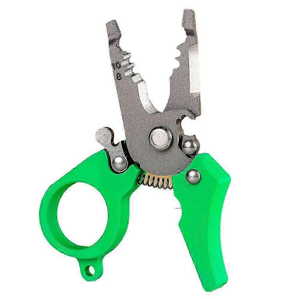 Compact Wire Stripper With Spring Mechanism