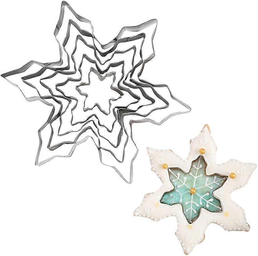 Christmas Snowflake Cookie Cutter Set